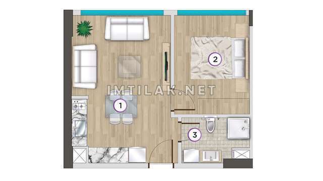 Проект IMT-109 Престиж Стамбул | Планировки квартир
