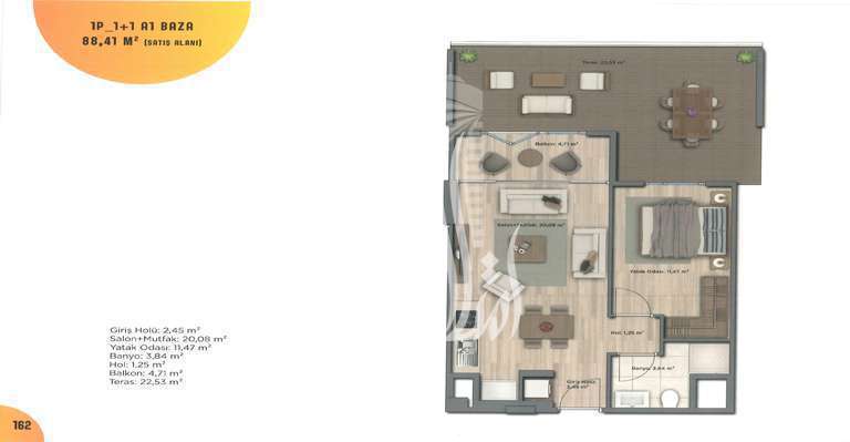 Резиденции Бахчекент IMT-121 | Планировки квартир