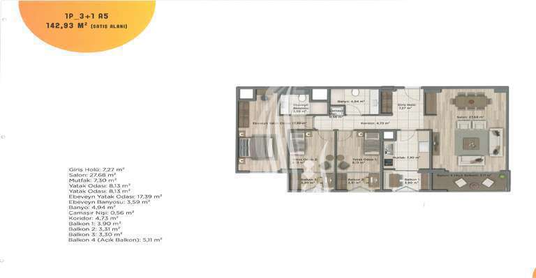 Résidences bahçekent IMT-121 | Plan de construction