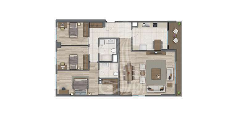 Резиденция Топкапы Проект IMT-127 | Планировки квартир