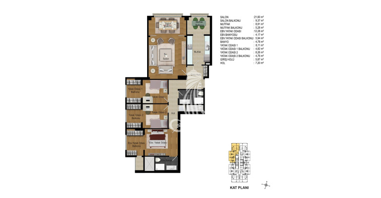 Europe Life Project IMT-136 | Apartment Plans