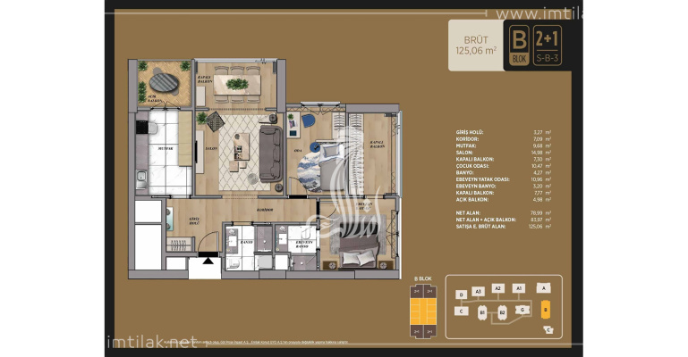 IMT-150 Проект Резиденции Сейрантепе | Планировки квартир