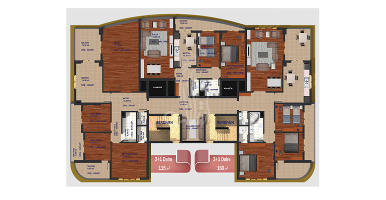 Комплекс IMT-14 Panorama Residence | Планировки квартир