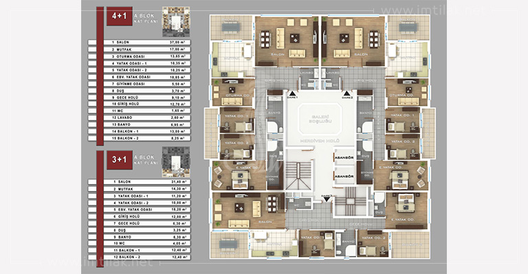 IMT-19 Резиденция Касусту Проект | Планировки квартир