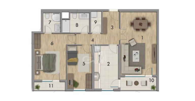 IMT-169 Ispartakule Complex | Apartment Plans