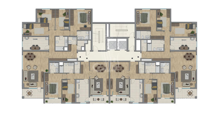 IMT-169 Ispartakule Complex | Apartment Plans