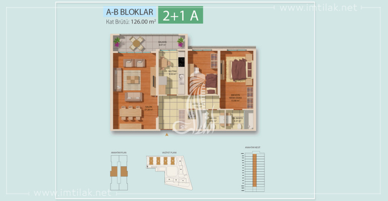 Проект IMT-172 Marmara Residence (4) | Планировки квартир