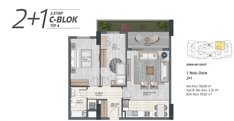 Résidence Parc de Topkapi IMT-180 | Plan de construction