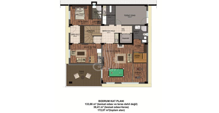 Complexe Villas de Jardinier IMT-33 | Plan de construction