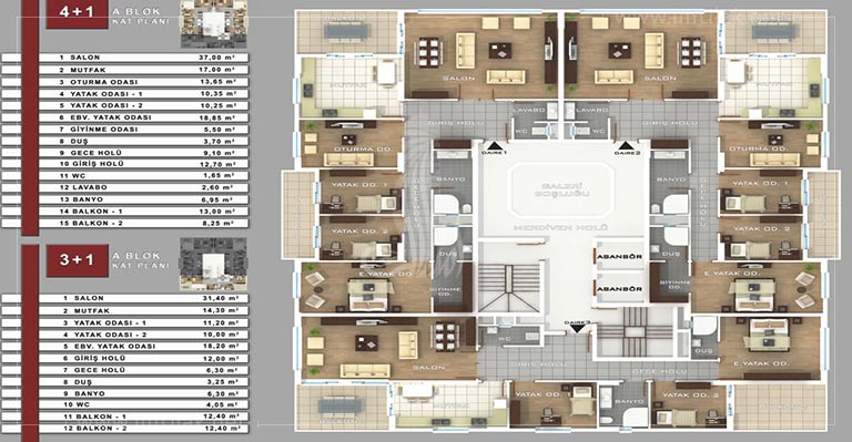 ИМТ - 42 Золотая Резиденция | Планировки квартир