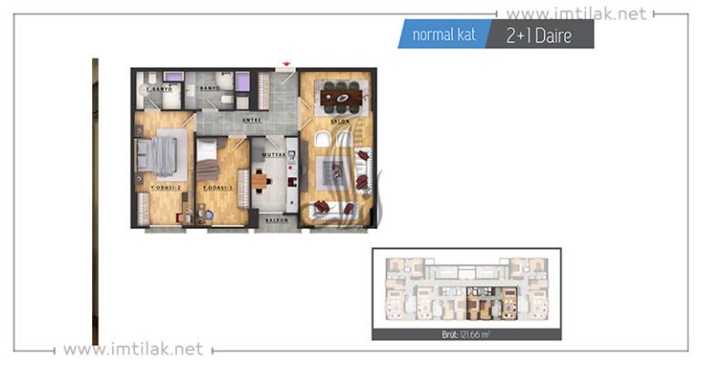 Résidence Gulpark IMT-196 | Plan de construction