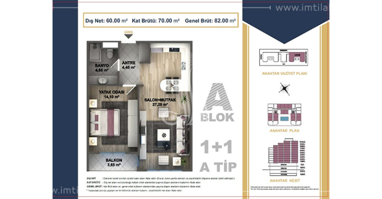 Résidence Brand Istanbul IMT-197 | Plan de construction