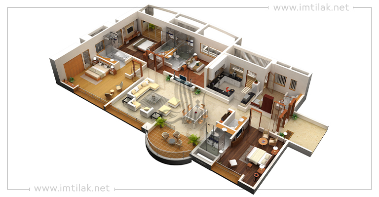 Al-Sondos city project "Sapanca"IMT-670 | Apartment Plans