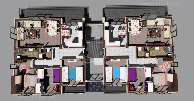 Al-Sondos city project "Sapanca"IMT-670 | Apartment Plans