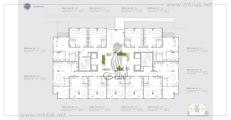 IMT - 245 Эмирган Хиллс | Планировки квартир
