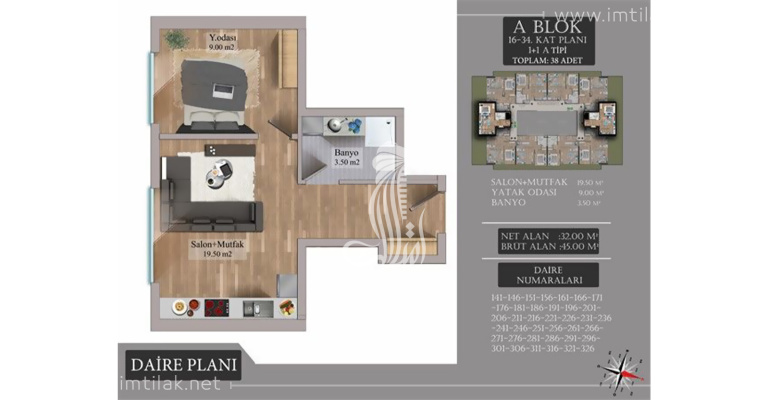 Центр Хилл IMT - 248 | Планировки квартир