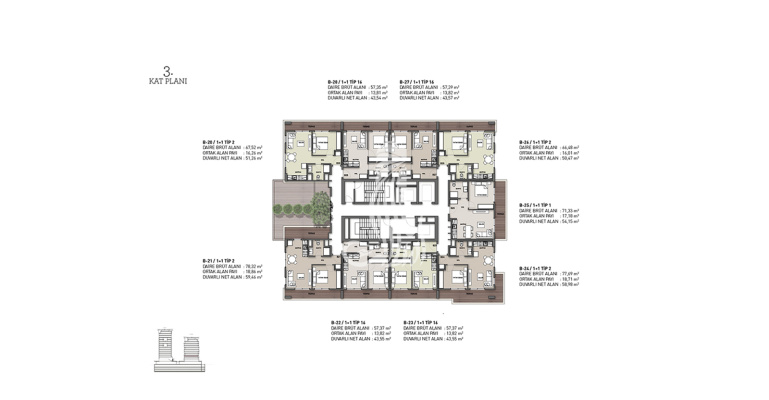 Люкс Комплекс ИМТ - 253 | Планировки квартир