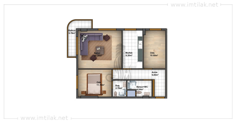 Резиденция Фарлик IMT-254 | Планировки квартир