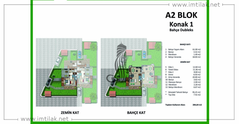 Yesil Vadi Villas  IMT - 513 | Apartment Plans