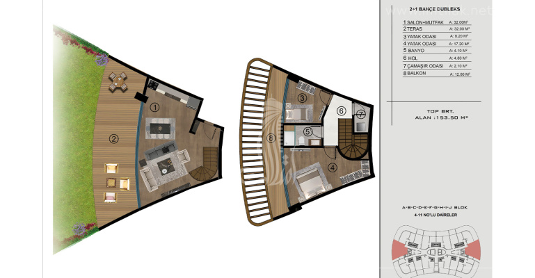 Meva Complex  IMT - 606 | Apartment Plans