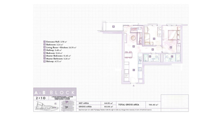 Пияле Проект ИМТ - 271 | Планировки квартир