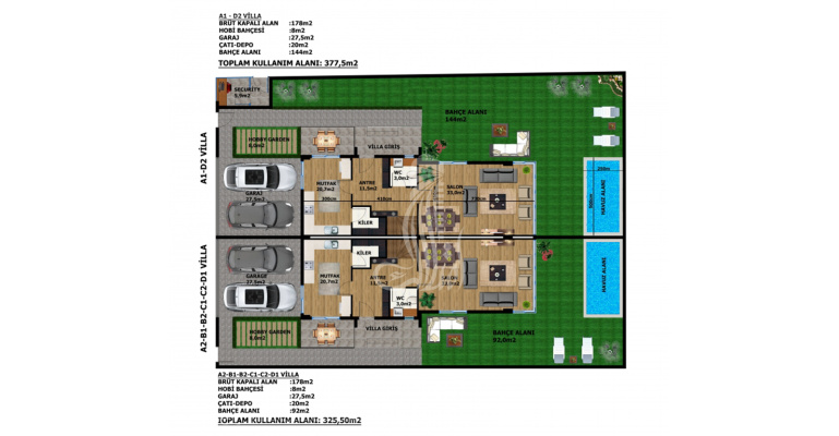 IMT - 758 Кунду Виллы | Планировки квартир