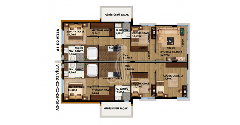 IMT - 758  Kundu Villas | Apartment Plans