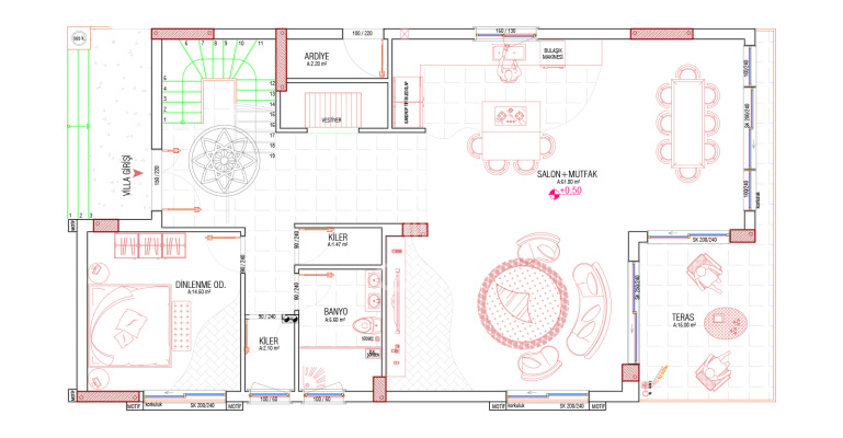 IMT -759 Проект вилл Фериз | Планировки квартир
