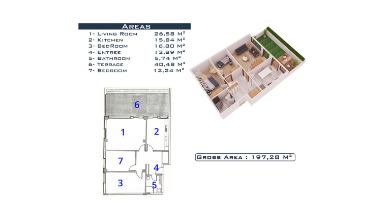 IMT - 607  Vadi Complex | Apartment Plans