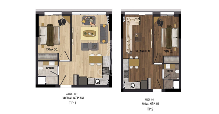 Kepez Residence IMT - 763 | Apartment Plans