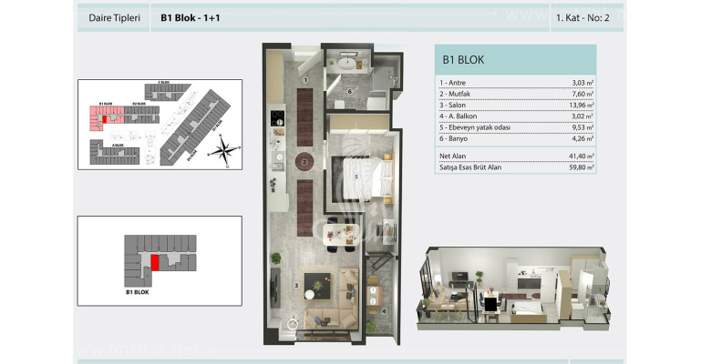 Туркана Проект ИМТ - 281 | Планировки квартир