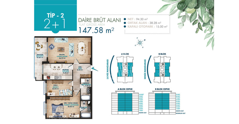 Palm Beach Project  IMT - 283 | Apartment Plans