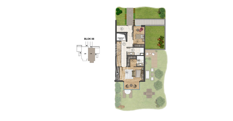 Рива Виллы IMT - 515 | Планировки квартир