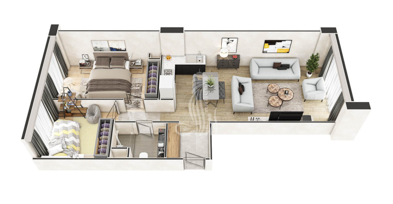 Eyup Homes IMT - 288 | Apartment Plans