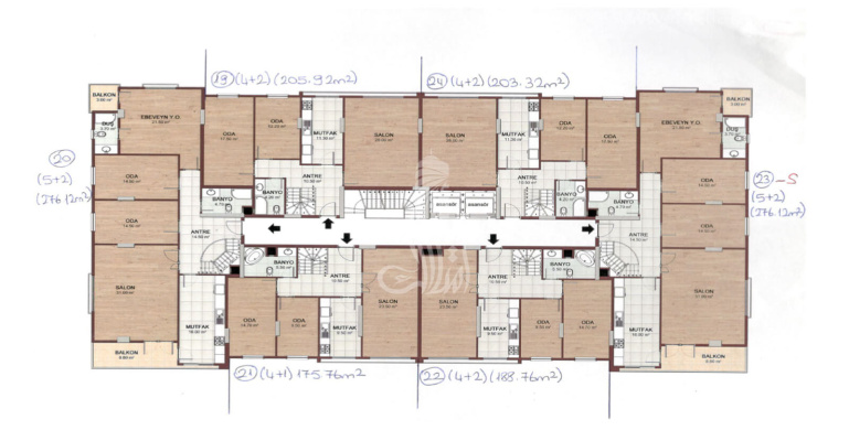 Жасмин Резиденс IMT - 290 | Планировки квартир