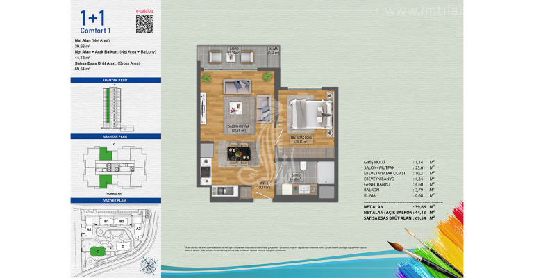 Tual Comfort  IMT - 294 | Apartment Plans