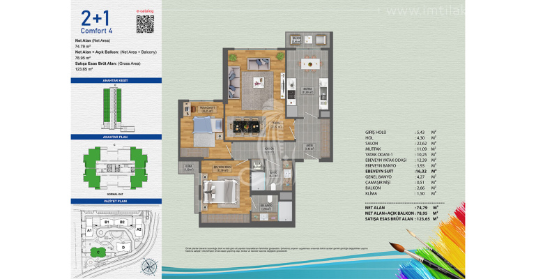 Tual Comfort  IMT - 294 | Apartment Plans