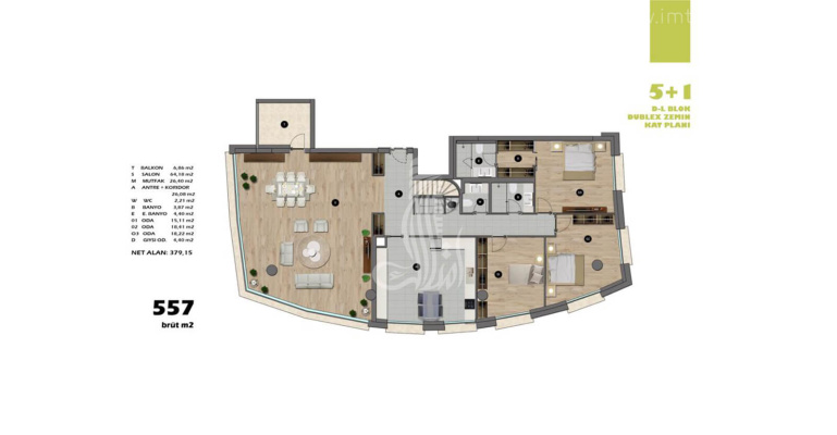 Résidence Kosuyolu IMT – 426 | Plan de construction