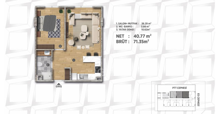 Qarat Beylikduzu  IMT - 298 | Apartment Plans