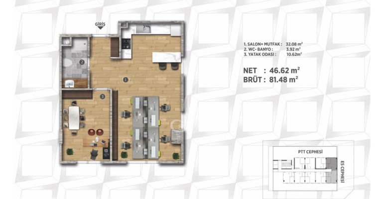 Qarat Beylikduzu  IMT - 298 | Apartment Plans