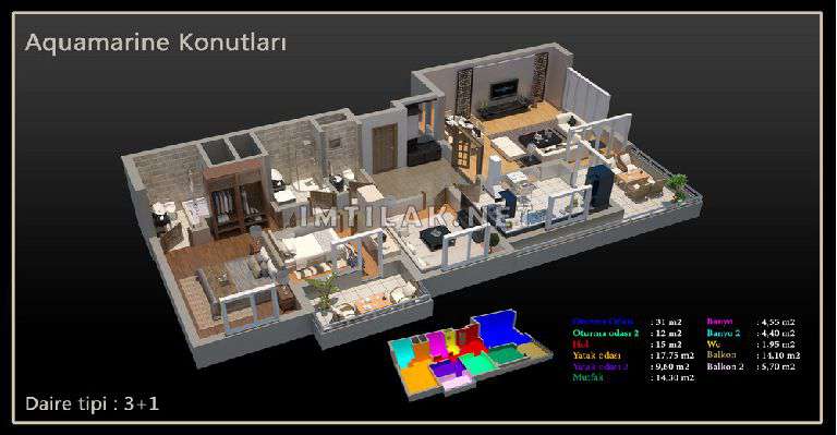 Marin Trabzon Project IMT - 53 | Apartment Plans