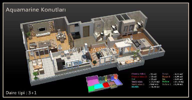 Marin Trabzon Project IMT - 53 | Apartment Plans
