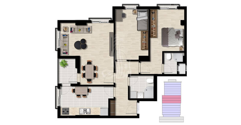 Hilal Life Project 1312 - IMT | Apartment Plans