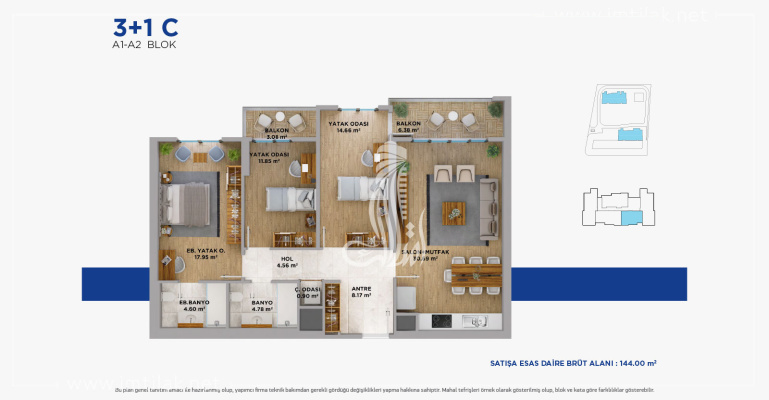 Проект Ихлас 9 ИМТ - 1318 | Планировки квартир