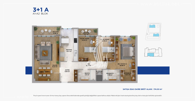 Ihlas 9 Project IMT - 1318 | Apartment Plans