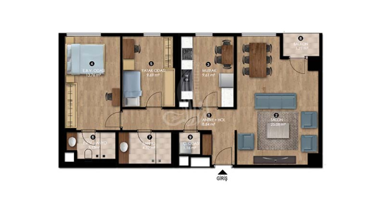 Pinar Project  IMT - 1320 | Apartment Plans