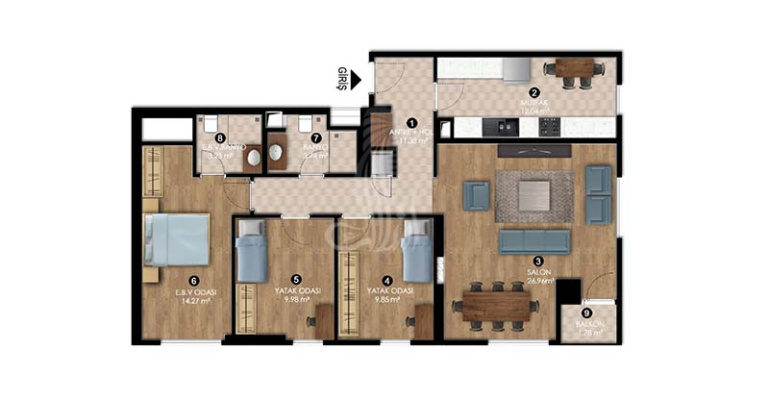Pinar Project  IMT - 1320 | Apartment Plans