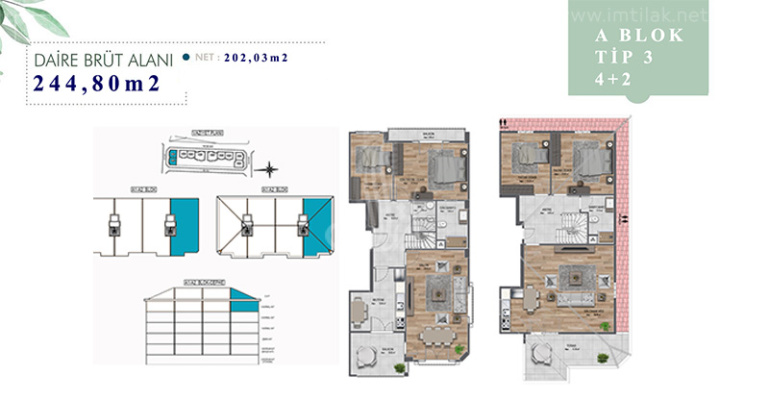 Проект Кресент Хилл IMT - 1326 | Планировки квартир