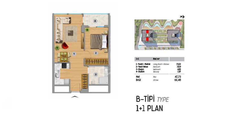 Лайф Экспресс ИМТ - 1327 | Планировки квартир