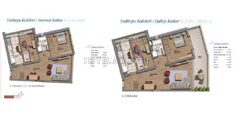 Продажа Недвижимости В Стамбуле - Проект Босфор Сити IMT - 224 | Планировки квартир